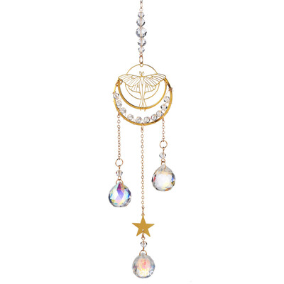 Cristale Suncatcher Fluture Sun Catchers Candelabru de cristal colorat Pendant suspendat copac fereastră Prismă Orname