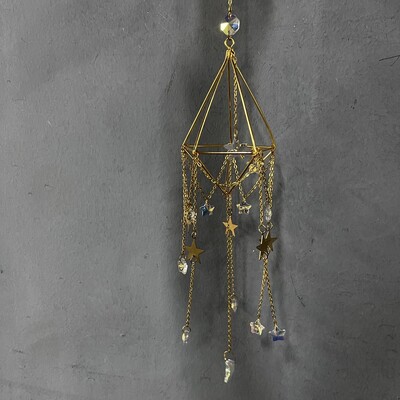 Zidni viseći hvatač sunca Evil Eye Wind Chime Prizma hvatač sunca Rainbow Maker Hvatač svjetla Vrtna dekoracija Vanjski dekor Poklon