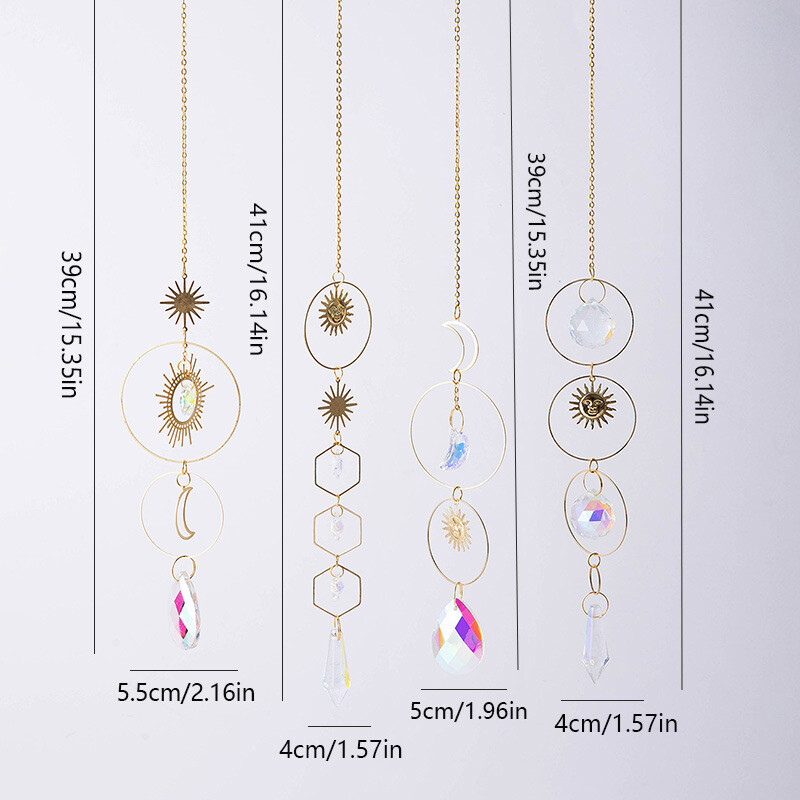 Kristalni hvatač sunca Rainbow Prism privjesak Svjetlo koje hvata Viseće zvono vjetra Prozor Vjenčani vrt Lovci sunca Dekoracija doma