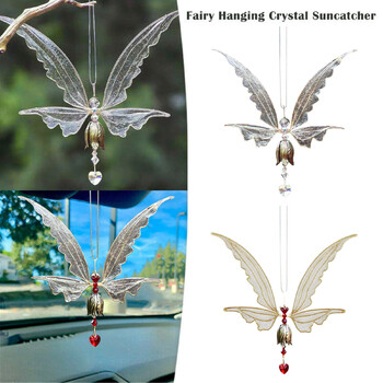 Crystal Suncatcher Висящ с крило Декорация Висящ за дома Висулка Домашен декор Колибри Слънчеви камбанки