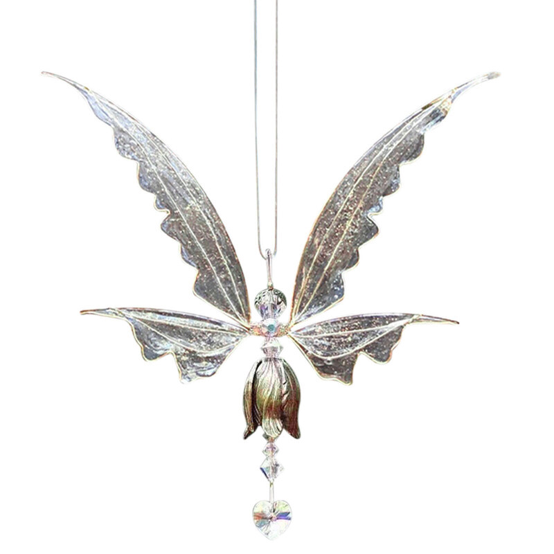 Suncatcher Cristal Atârnat Cu Aripi Decorat Agățat Pentru Casă Pandantiv Home Decor Hummingbird Solar Chimes