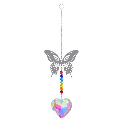 Kristāla saules prizmas stikla lustra saules kolibri pūce vēja zvani varavīksnes dzenātājs Iekarināmais ķērājs Aizkaru kulonu dekorēšana