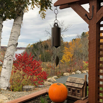 Vintage Heroic Windbell Metal Wind Chimes Deep Resonance Serenity Bell για υπαίθριο σπίτι Κήπος Διακόσμηση αυλής SerenityBell