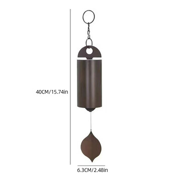 Vintage Heroic Windbell Metal Wind Chimes Deep Resonance Serenity Bell για υπαίθριο σπίτι Κήπος Διακόσμηση αυλής SerenityBell