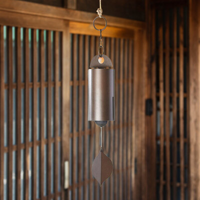 Vintage herojiškas vėjo varpas, metalinis vėjo varpelis, gilaus rezonanso ramybės varpas, skirtas lauko namų sodo kiemo dekoravimui Serenity Bell