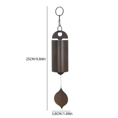 Vintage Heroic Windbell fém szélcsengő mély rezonanciájú Serenity Bell kültéri otthoni kerti udvari dekorációhoz Serenity Bell
