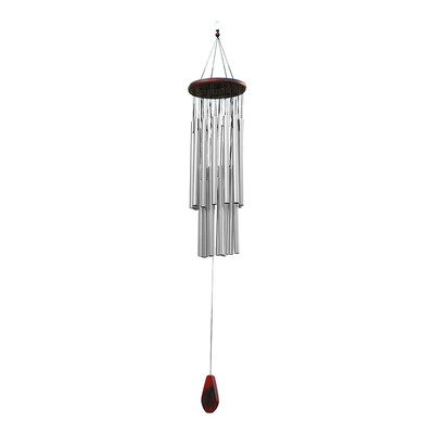 Liels 27 caurules vējzvans kapela zvani vēja sienas piekaramie ornamenti zvani āra pagalms balkons dārzs mājas dekors vējzvans