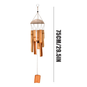 Χειροποίητα Bamboo Tube Wind Chimes Έπιπλα εξωτερικού χώρου σπιτιού Κήποι Αυλές Δέντρα Διακοσμητικά Αξεσουάρ