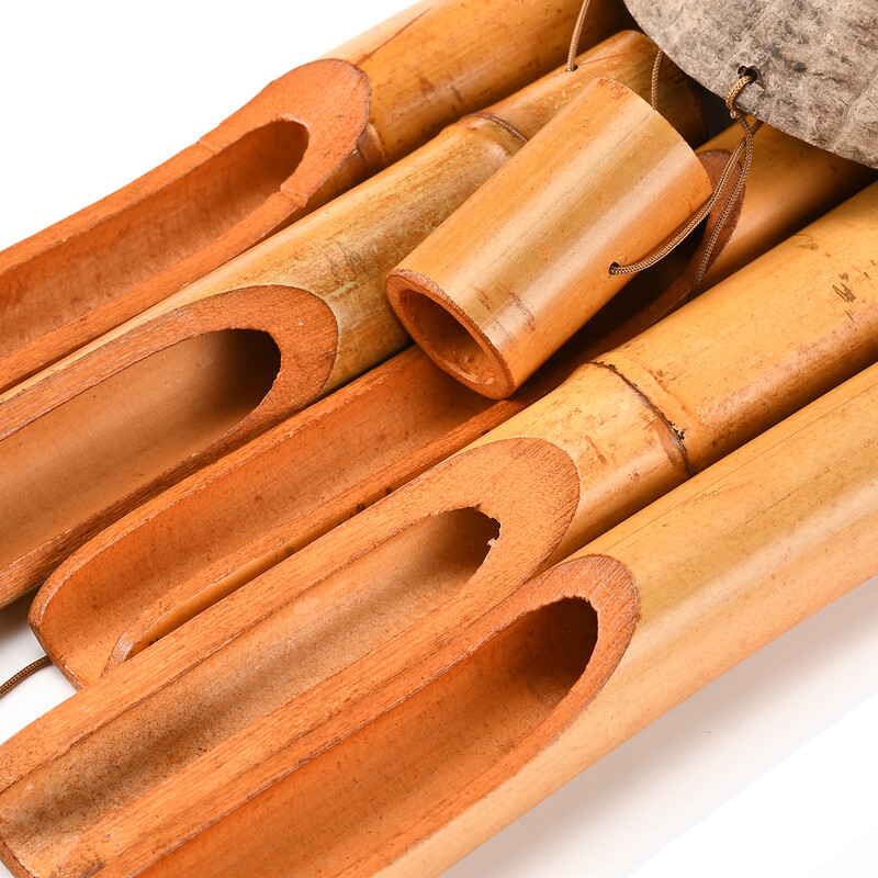 Kézzel készített bambusz cső szélcsengő kültéri beltéri lakberendezési tárgyak kertek udvarok fák díszítő kiegészítők