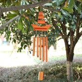 Νέο Μπαμπού Μπαμπού Wind Chimes Κρεμαστό στολίδι Κρεμαστό Κουδούνι τοίχου Κρεμαστά Windchimes Crafts Δώρο Χειροποίητο Wind Chime Home Garden