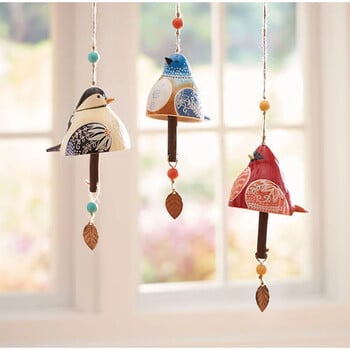 Bird Wind Chime κρεμαστό κόσμημα από ρητίνη Craft Decor για Εξωτερικό Κήπο Αυλή Προμήθειες διακόσμησης σπιτιού