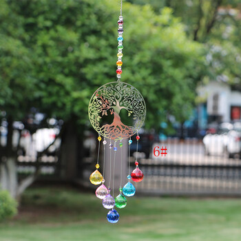 1 ΤΕΜ Crystal Suncatcher Τσάκρα Χρώματα Μπάλες Κρεμαστό Παράθυρο Πρίσμα Κρεμαστό Κρεμαστό ουράνιο τόξο Suncatcher Χριστουγεννιάτικη διακόσμηση σπιτιού