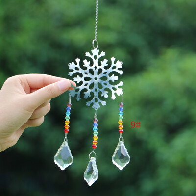 1 DB kristály napfogó csakra színek golyók prizma ablak függő medál szivárvány napfogók karácsonyi lakberendezés