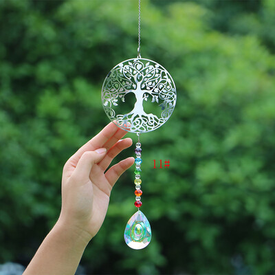 1 DB kristály napfogó csakra színek golyók prizma ablak függő medál szivárvány napfogók karácsonyi lakberendezés