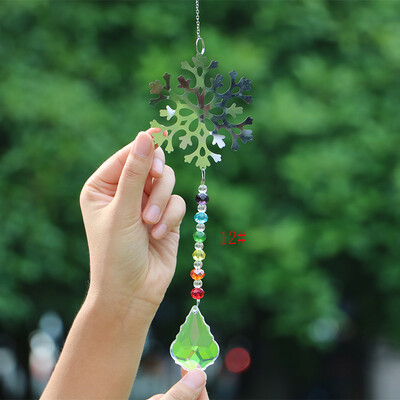 1 DB kristály napfogó csakra színek golyók prizma ablak függő medál szivárvány napfogók karácsonyi lakberendezés