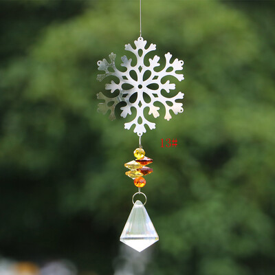 1 DB kristály napfogó csakra színek golyók prizma ablak függő medál szivárvány napfogók karácsonyi lakberendezés