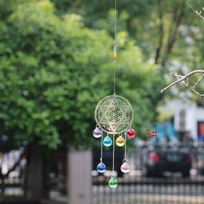 1 DB kristály napfogó csakra színek golyók prizma ablak függő medál szivárvány napfogók karácsonyi lakberendezés