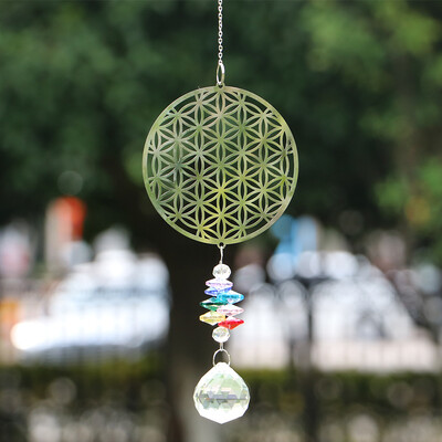 1 DB kristály napfogó csakra színek golyók prizma ablak függő medál szivárvány napfogók karácsonyi lakberendezés