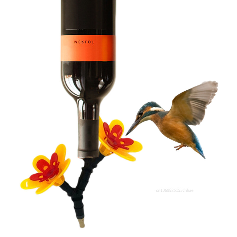 Novi kompleti pojilica za kolibri Hranilica u obliku cvijeta Vanjska viseća hranilica za ptice Lako se čisti Ukras dvorišta za zaštitu od mrava