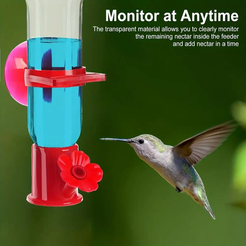 2 τεμάχια Garden Hummingbird Drinker Κρεμαστό Τροφοδότης για εξωτερικούς χώρους Drinker Anti-Mints Αδιάβροχο Εύκολο στο καθάρισμα Διακόσμηση εξωτερικού κήπου