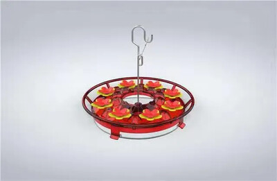 Pārrobežu karstā pārdošana 2024. gada jauna ziedu kolibri barotava karājas putnu āra dārza Amazon putnu barotava