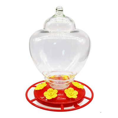 Kerti udvar dekoráció Praktikus madáretető ketrec Etető palack akasztó kampós virág kolibri etető itató