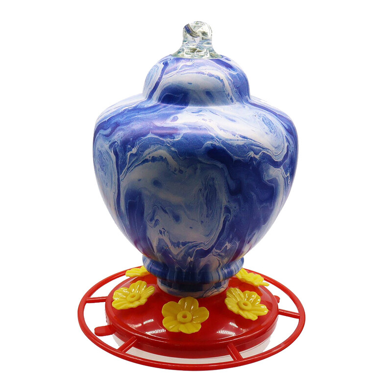 Kerti udvar dekoráció Praktikus madáretető ketrec Etető palack akasztó kampós virág kolibri etető itató