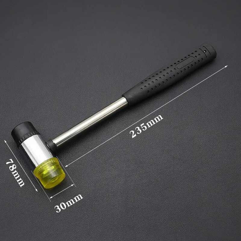 25 mm 30 mm 35 mm 40 mm mini āmurs neilona galvas āmurs rokas instruments, neslīdošs rokturis neilona gumija, ko izmanto kā koka plastmasas juvelierizstrādājumu amatniecību