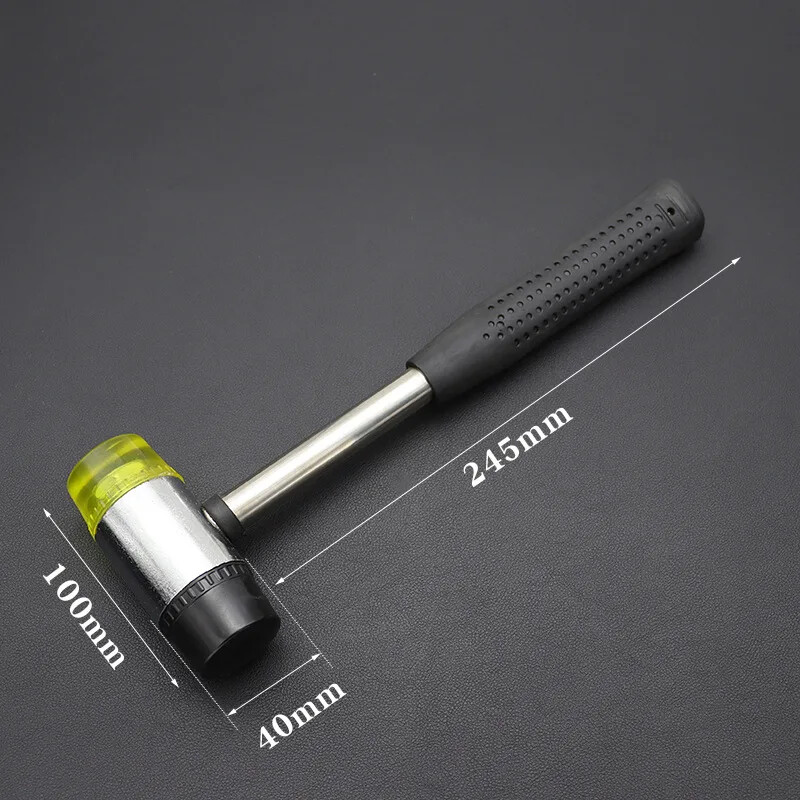 25 mm 30 mm 35 mm 40 mm mini āmurs neilona galvas āmurs rokas instruments, neslīdošs rokturis neilona gumija, ko izmanto kā koka plastmasas juvelierizstrādājumu amatniecību