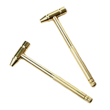 Νέο 6 σε 1 Micro Mini Multifunction Multi Brass Hammer 3 ειδών Μύτες κατσαβιδιών Pocket DIY Εργαλεία μικρό στρογγυλό σφυρί 5 σε 1