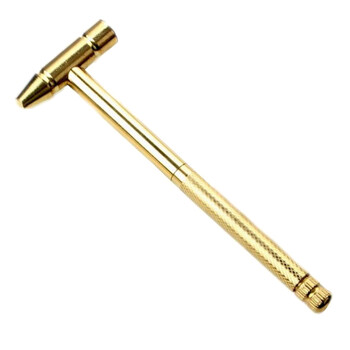 Νέο 6 σε 1 Micro Mini Multifunction Multi Brass Hammer 3 ειδών Μύτες κατσαβιδιών Pocket DIY Εργαλεία μικρό στρογγυλό σφυρί 5 σε 1