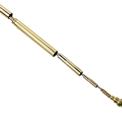 Jauns 6 vienā mikro mini daudzfunkcionāls daudzfunkcionāls misiņa āmurs 3 veidu skrūvgriežu uzgaļi kabatas DIY instrumenti mazs apaļš āmurs 5 vienā