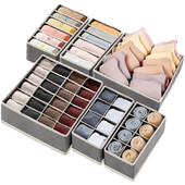 Szervező fehérneműhöz Zokni Melltartó Nadrág Sál Nyakkendő Tároló doboz Ruhásszekrény Fiók Szervezők Összehajtható tok fehérneműhöz Szervező