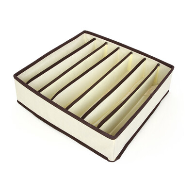 Szervező fehérneműhöz Zokni Melltartó Nadrág Sál Nyakkendő Tároló doboz Ruhásszekrény Fiók Szervezők Összehajtható tok fehérneműhöz Szervező