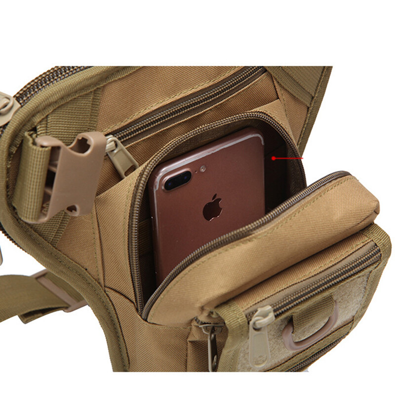 Vīriešu viduklis Fanny Pack Somas īsai pistolei Taktiski Militāri Ceļojumi Pārgājieni Āra Sports Medības Kāpšana Vīriešu gurnu jostas soma