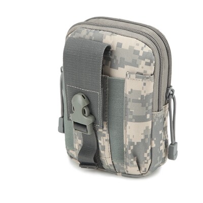 Jauns vīriešu jostasvietas soma maisiņš Ūdensizturīgs militārās jostas jostas komplekts Molle neilona mobilā tālruņa maciņš ceļojumu instruments jostas soma