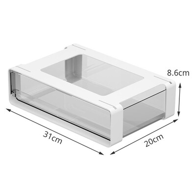 Apakšgalda slēptā kaste pašlīmējošā atvilktne uzglabāšanas kaste organizators Galda grims Kancelejas piederumu glabāšanas plaukts Apakšveļa Dažādi Uzglabāšana