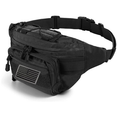 Taktikaline vöökott Military Fanny Pack meestele Välisarmee vöökott, suur vöökott igapäevaseks eluks jalgrattaga matkamiseks matkamiseks