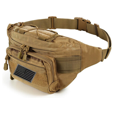 Taktikaline vöökott Military Fanny Pack meestele Välisarmee vöökott, suur vöökott igapäevaseks eluks jalgrattaga matkamiseks matkamiseks