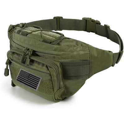 Taktikaline vöökott Military Fanny Pack meestele Välisarmee vöökott, suur vöökott igapäevaseks eluks jalgrattaga matkamiseks matkamiseks