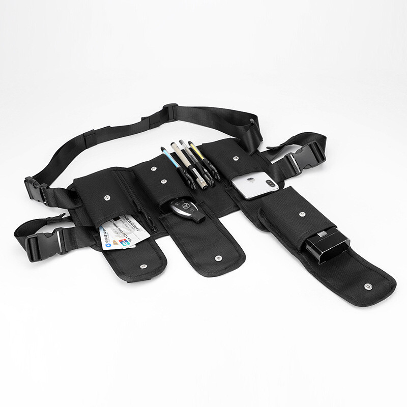 Hip Hop Tactical Techwear tehermellény táska férfi női többfunkciós állítható vízálló mellkasi táska motorkerékpár Sport Fanny Pack