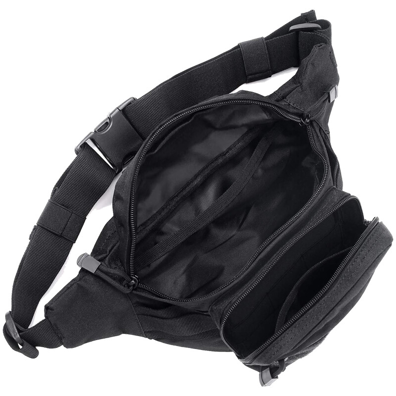 Tactical Fanny Pack militārās jostas somas komplekts Hip Bum EDC soma ar regulējamu siksnu kempinga pārgājieniem un medībām