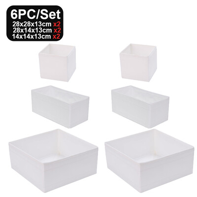 3/6GAB Skapja organizators apģērbam Apakšveļas Uzglabāšanas Kaste Krūšturis Zeķes Salokāms Skapja Atvilktņu Organizators Daudzfunkcionāls rotaļlietu grozs