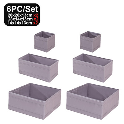 3/6GAB Skapja organizators apģērbam Apakšveļas Uzglabāšanas Kaste Krūšturis Zeķes Salokāms Skapja Atvilktņu Organizators Daudzfunkcionāls rotaļlietu grozs