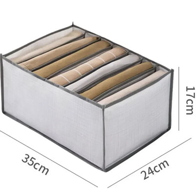 Farmer Nadrág Tároló doboz Ruhaszekrény Ruha Rendszerező Szekrény Fiókok Alsóruházat Szervező Melltartó Zokni Póló Szervező tároló