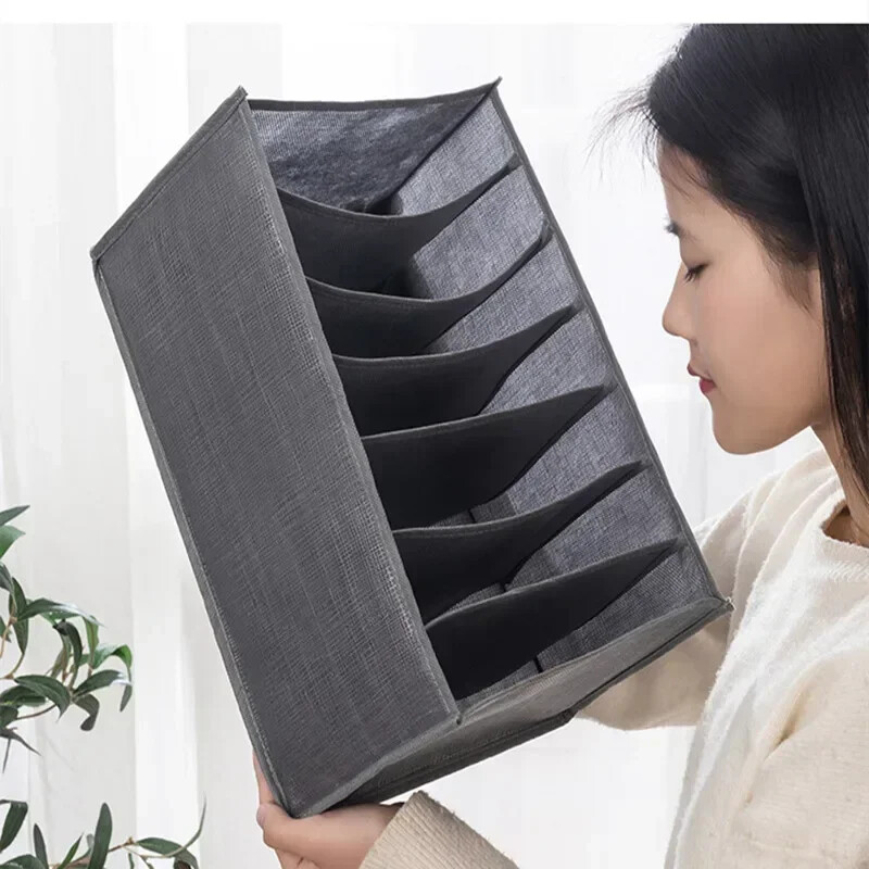 Farmer Nadrág Tároló doboz Ruhaszekrény Ruha Rendszerező Szekrény Fiókok Alsóruházat Szervező Melltartó Zokni Póló Szervező tároló