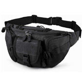 Tactical Fanny Pack, Katonai deréktáska csomag US Patch Utility csípőövvel a szabadtéri horgászathoz való túrázáshoz