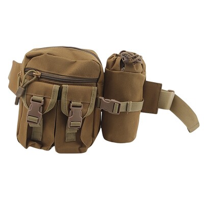 Ūdensnecaurlaidīgs neilons Fanny Pack vīriešu taktiskās militārās armijas jostas somas pārgājieniem brīvā dabā kempings plecu jostas bum sporta krūšu somas