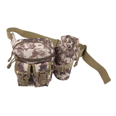 Ūdensnecaurlaidīgs neilons Fanny Pack vīriešu taktiskās militārās armijas jostas somas pārgājieniem brīvā dabā kempings plecu jostas bum sporta krūšu somas