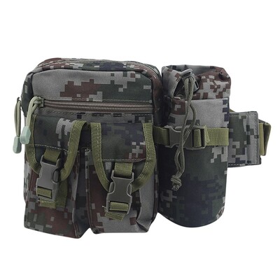 Ūdensnecaurlaidīgs neilons Fanny Pack vīriešu taktiskās militārās armijas jostas somas pārgājieniem brīvā dabā kempings plecu jostas bum sporta krūšu somas